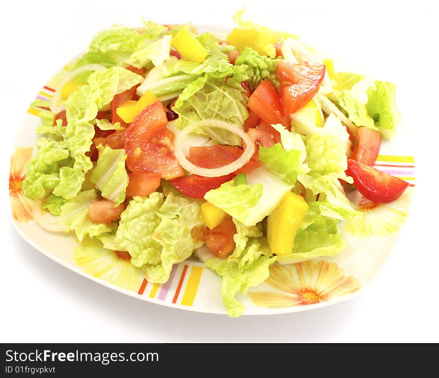 Health and delicious fresh salad