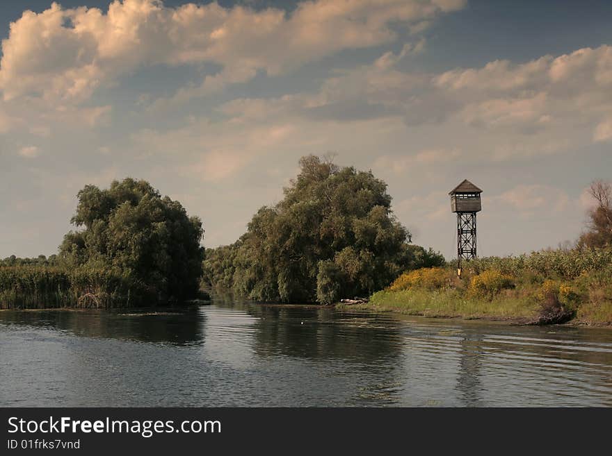 Danube Delta landscape