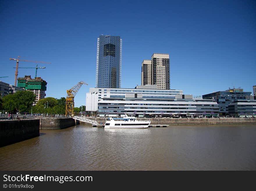 Landscape to capital of Argentina Buenos Aires. Landscape to capital of Argentina Buenos Aires