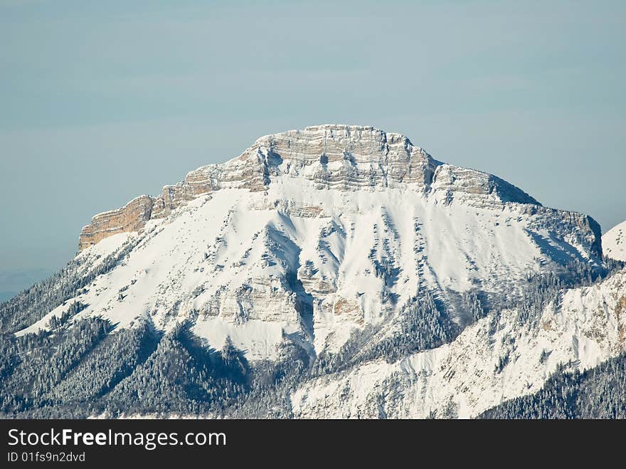 Winter In French Alps