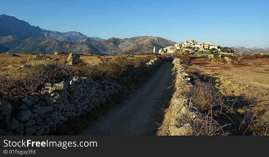 Corsica landscape