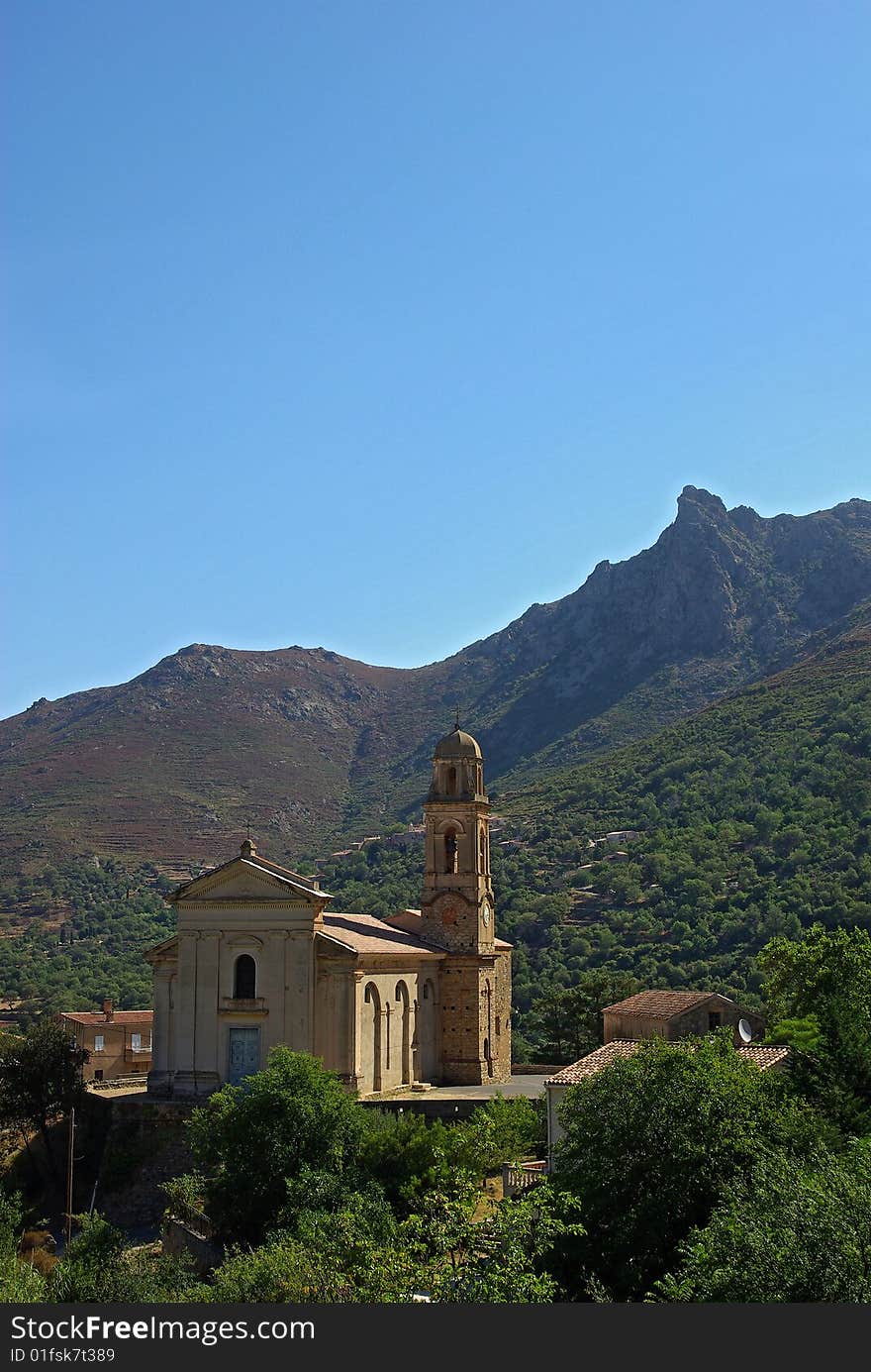 Corsica Landscape - Village