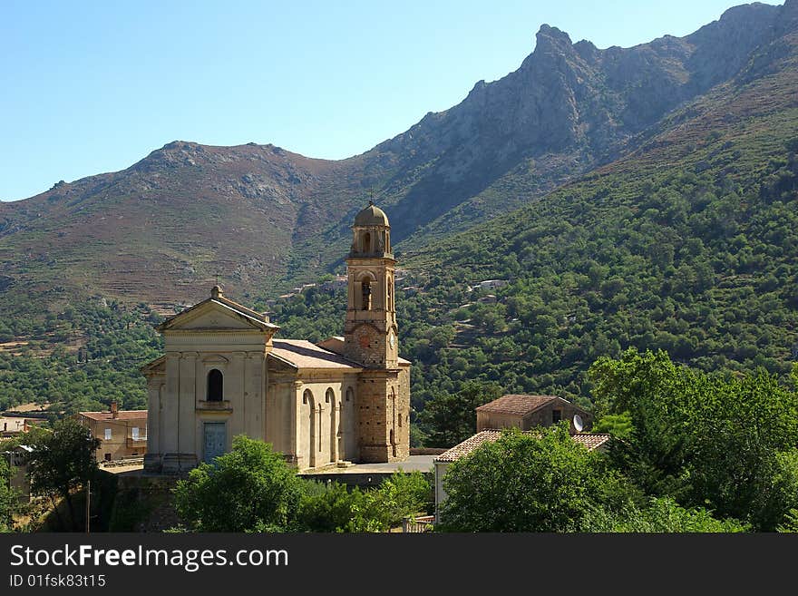 Corsica Landscape - Village