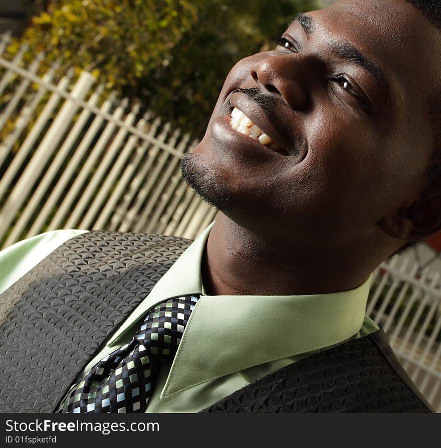 Smiling young man