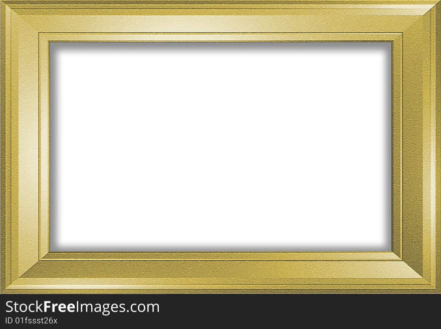 Empty Frame with shadow on white. Empty Frame with shadow on white.