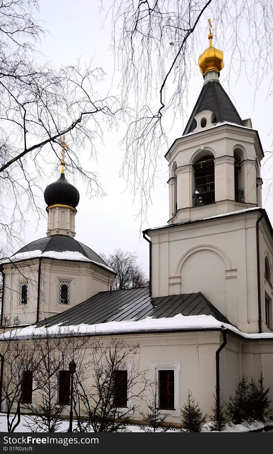 Orthodox church in Moscow, Russia