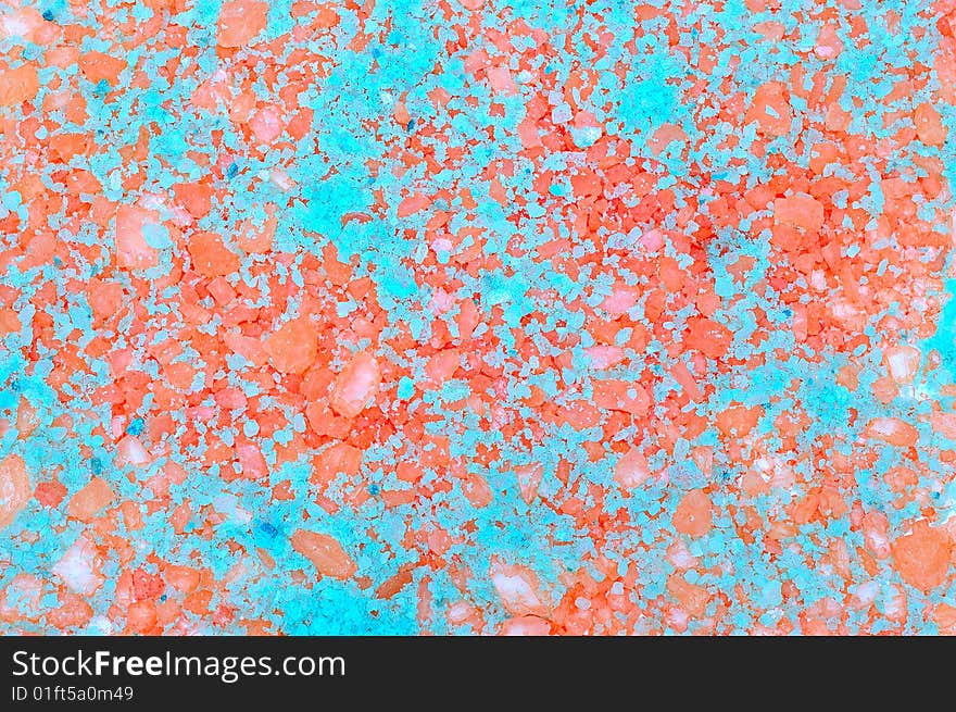 Color Mineral Salt Background.