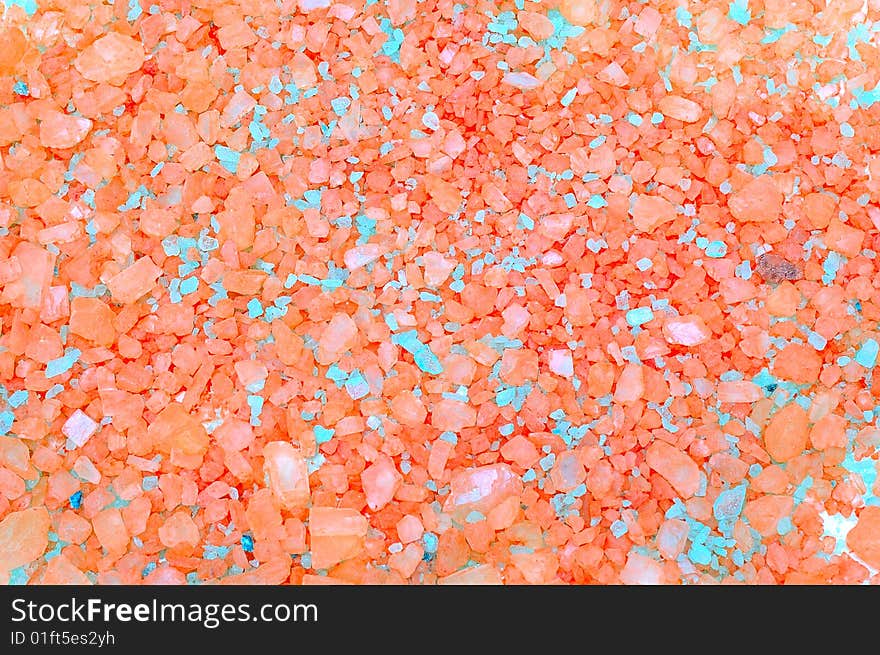 Color mineral salt background.