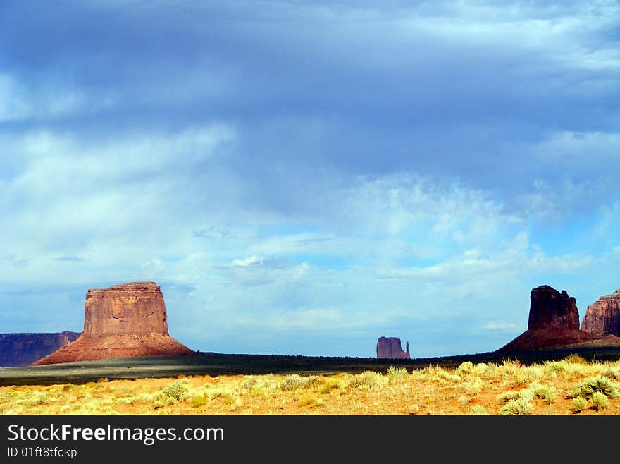 Monument Valley Landscape, Utah - Arizona border