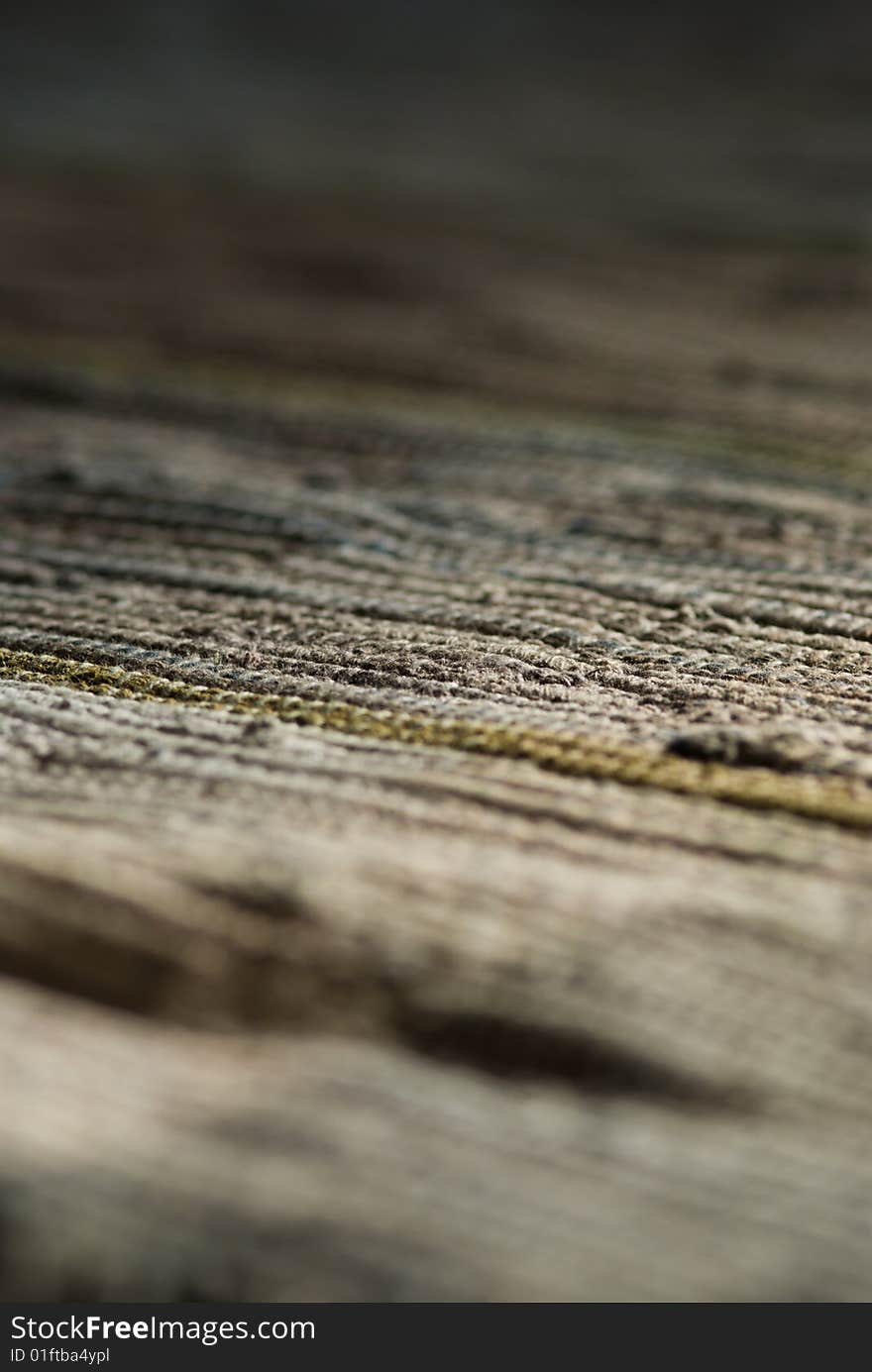 Mat made of a large number of threads (soft focus)