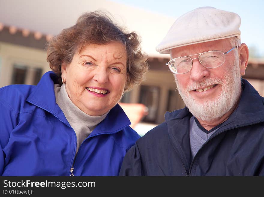 Happy Senior Adult Couple Enjoying Life Together.