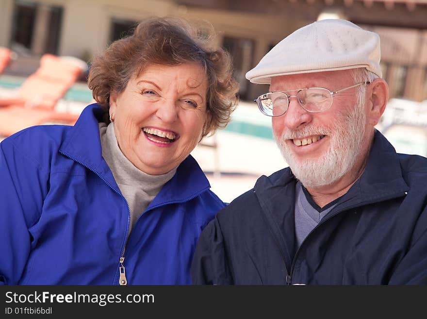 Happy Senior Adult Couple Enjoying Life Together.