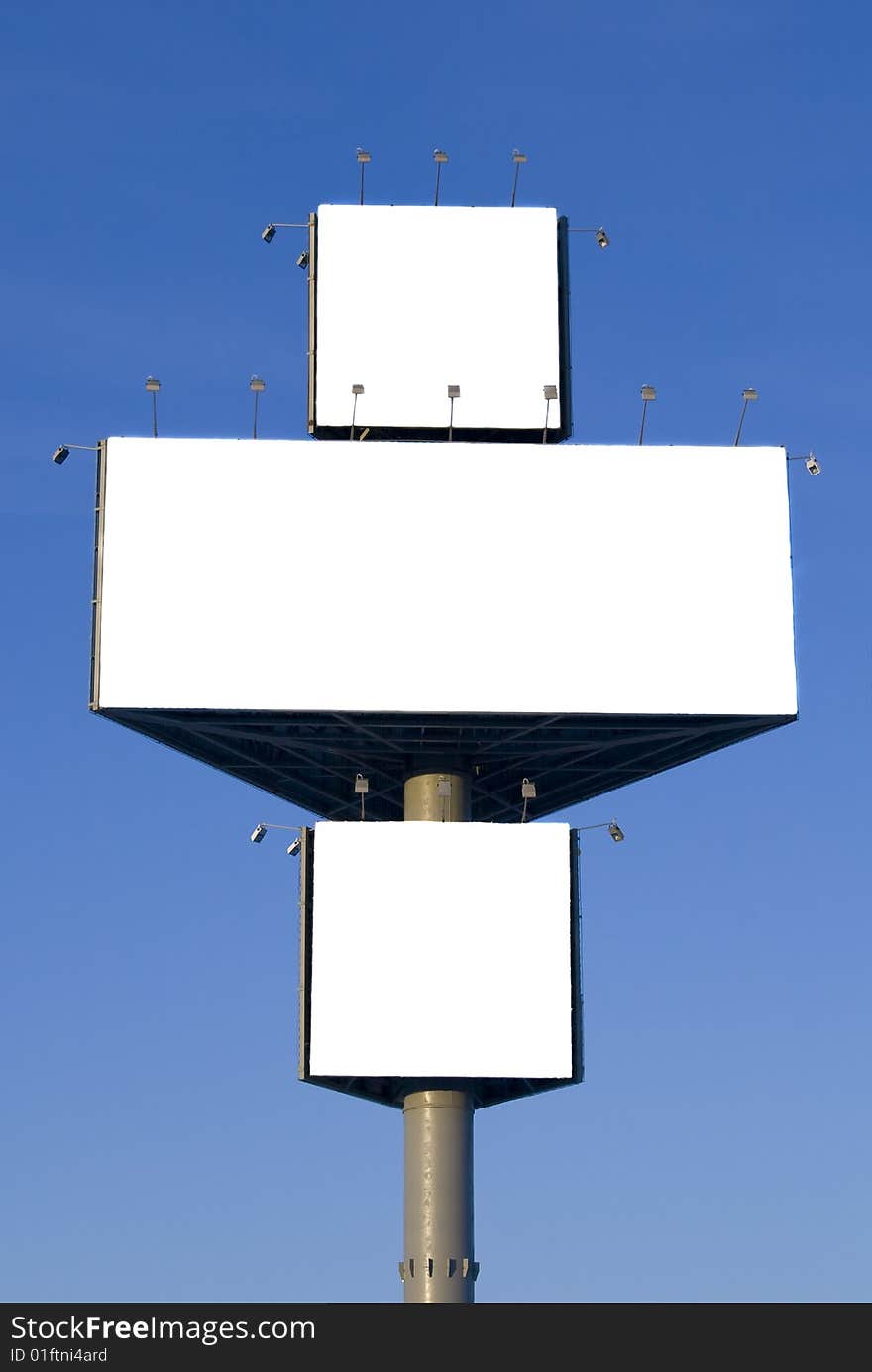 Billboard in the big blue sky