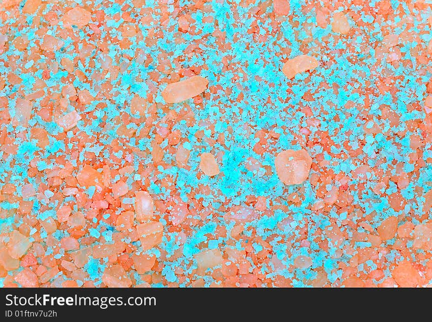 Bright color abstract mineral crystal salt background. Bright color abstract mineral crystal salt background.