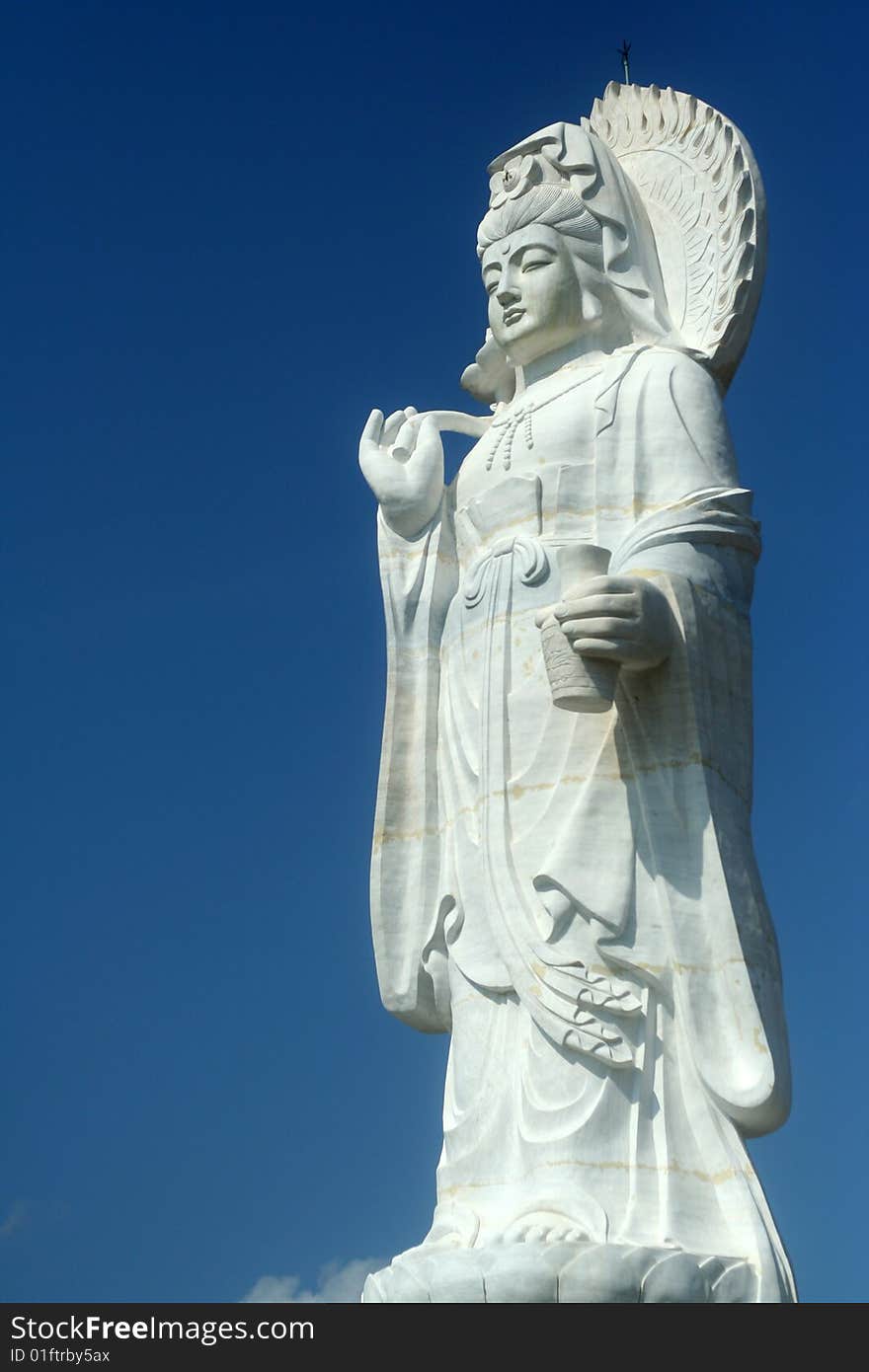 Goddess Of Mercy at Hatyai Hill Temple, Hatyai, Thailand