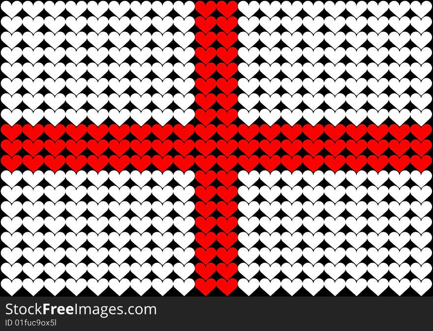 England heart flag