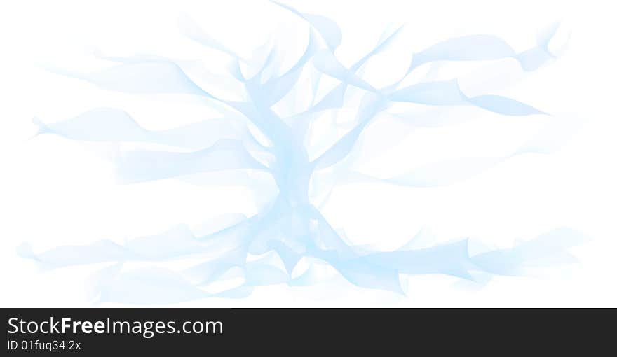 Digital painting: lightweight abstract background -  smoke trails have tree shape. Digital painting: lightweight abstract background -  smoke trails have tree shape.