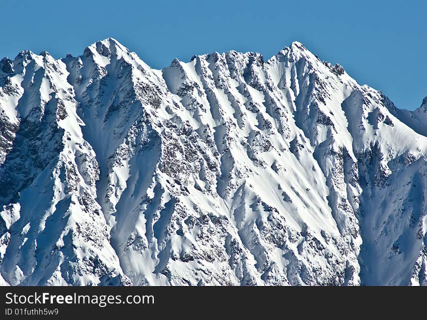 Snow In Alps