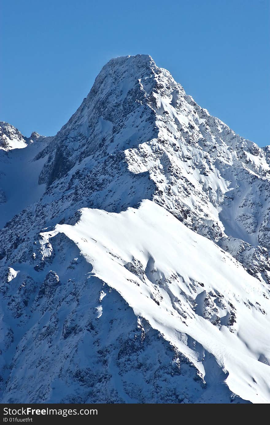 Snow In Alps