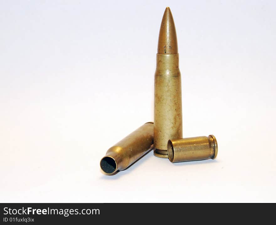 3 bullets 7,65mm calibre