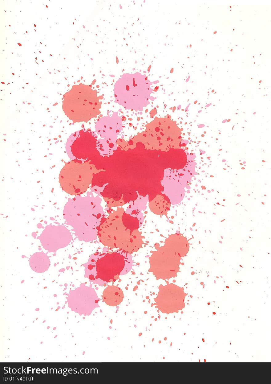 Colored blots