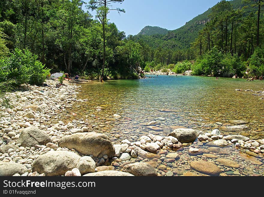 Corsica River (Bavella Mountain)