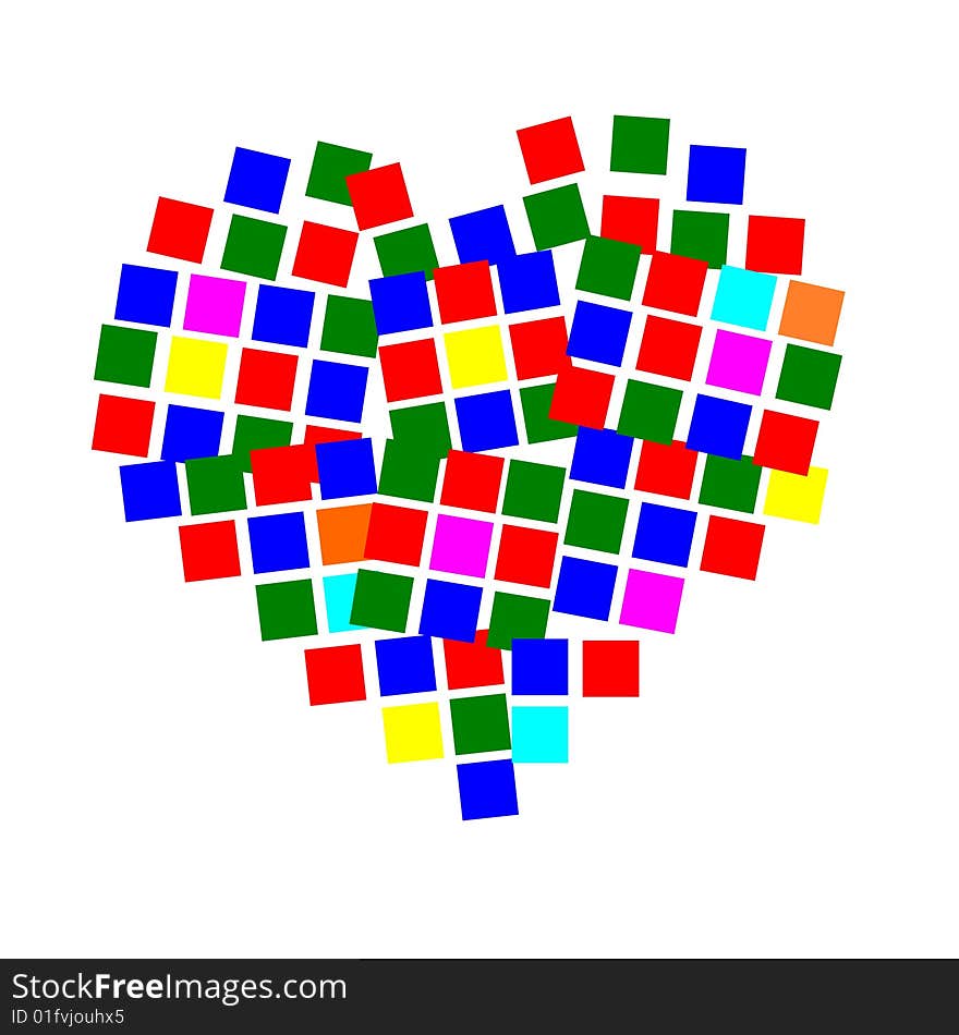 Square heart