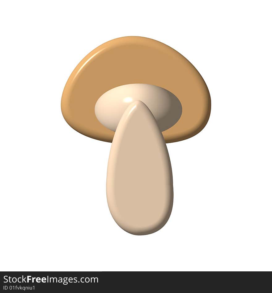 Mushroom - a computer generated image