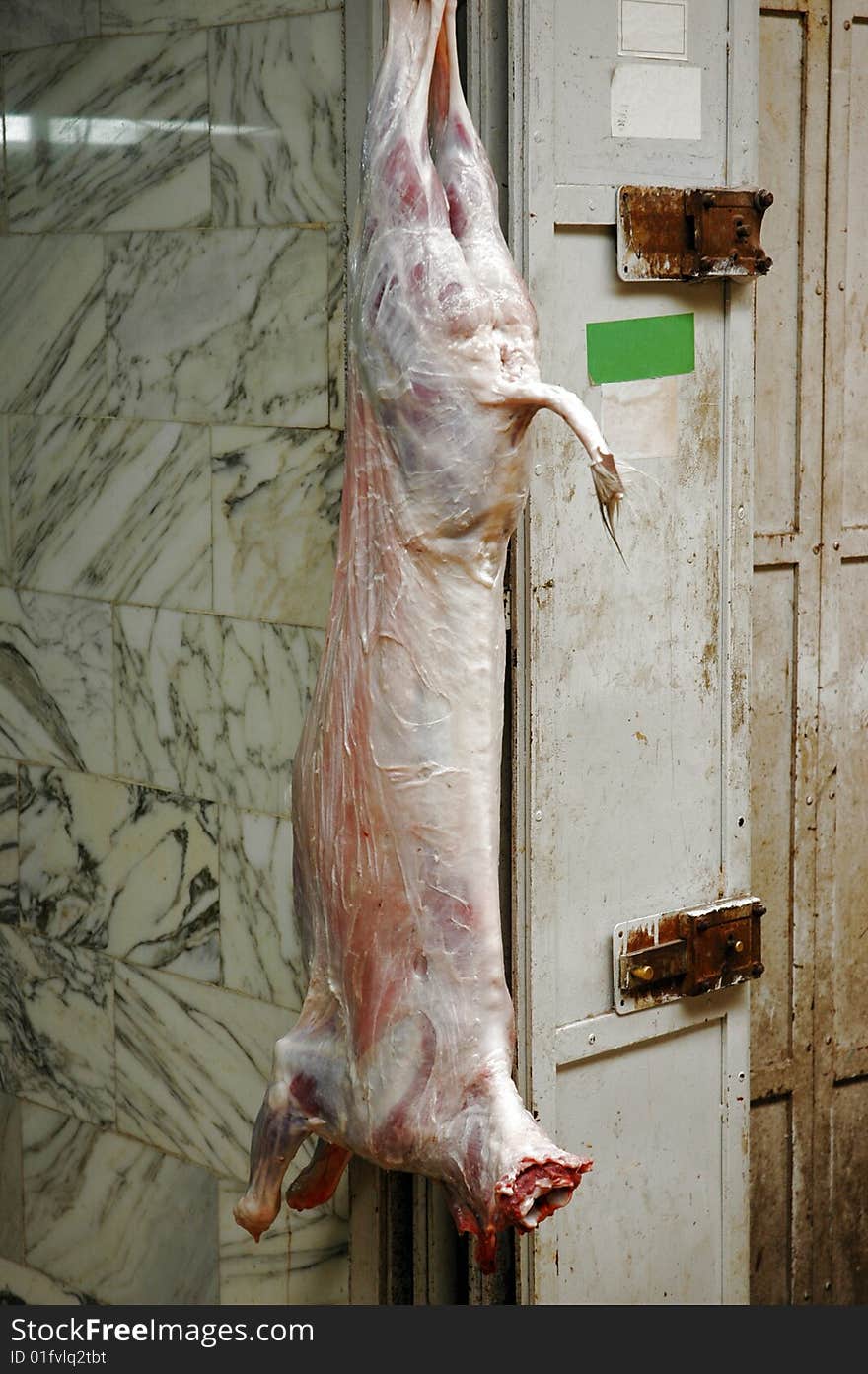 Butchered Goat