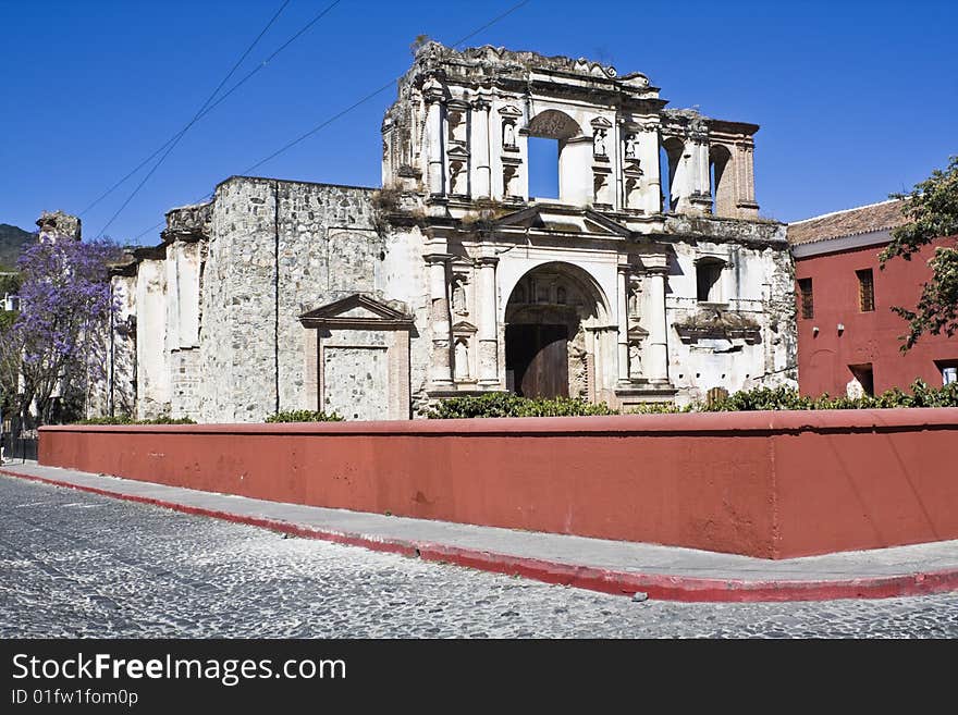 La Compania de Jesus in Antigua, Guatemala.