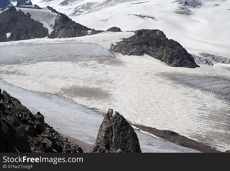 Mountain glacier