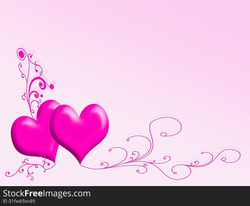 Hearts Background