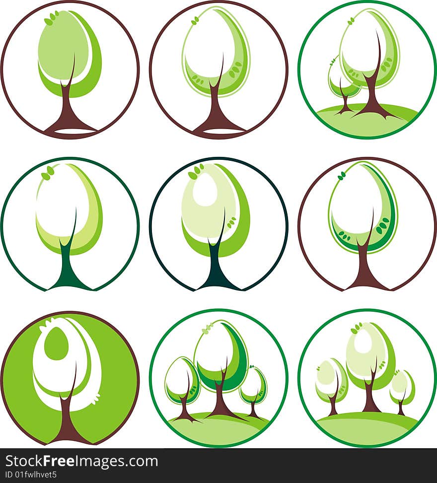 Symbolic images of trees, for design