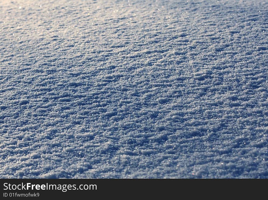 Clear wide blue snow texture