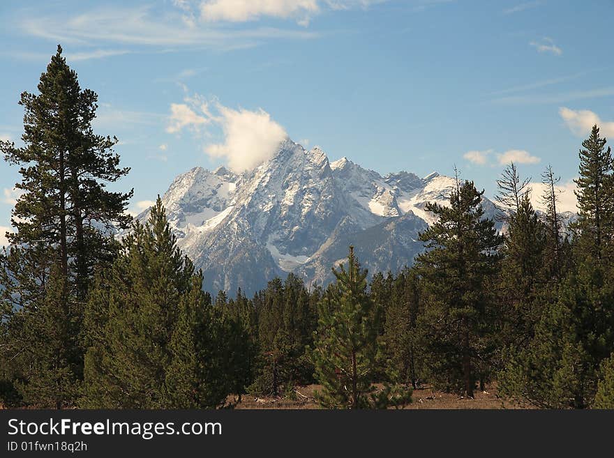 View of lake at Grand Teton NP. View of lake at Grand Teton NP