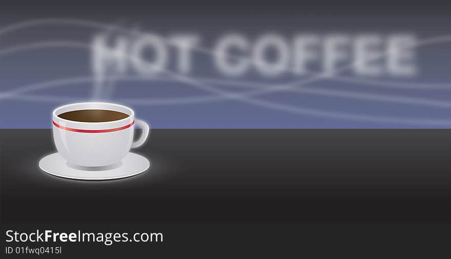 Hot coffee