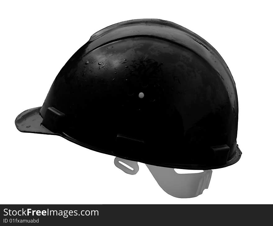 Helmet protective building for a head. Helmet protective building for a head