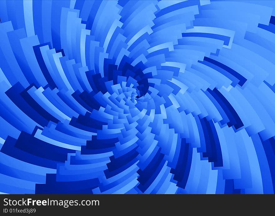 Deep blue abstract background (bitmap)