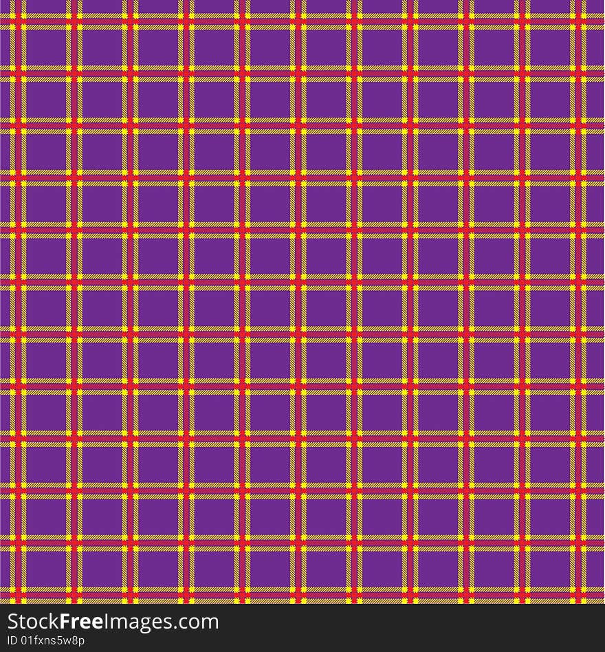 Check Pattern Purple