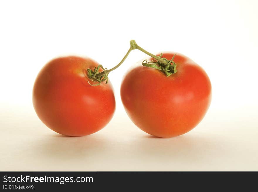 Tomatoes With Clipping Path.