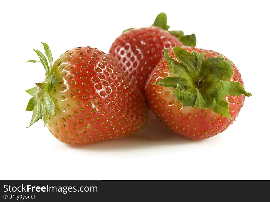 Strawberry On White Background