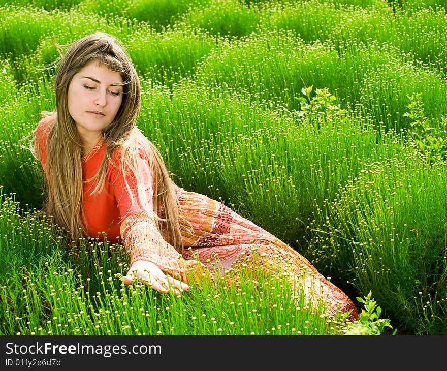 Girl In Field