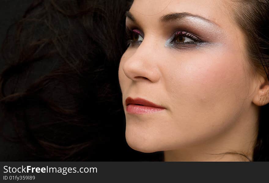 Beauty and elegance woman portrait