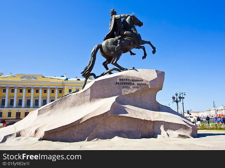 Monument of Peter the First - Saint Petersburg , Russia