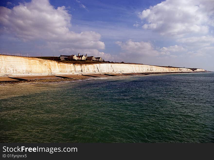 The little clifs in Brighton