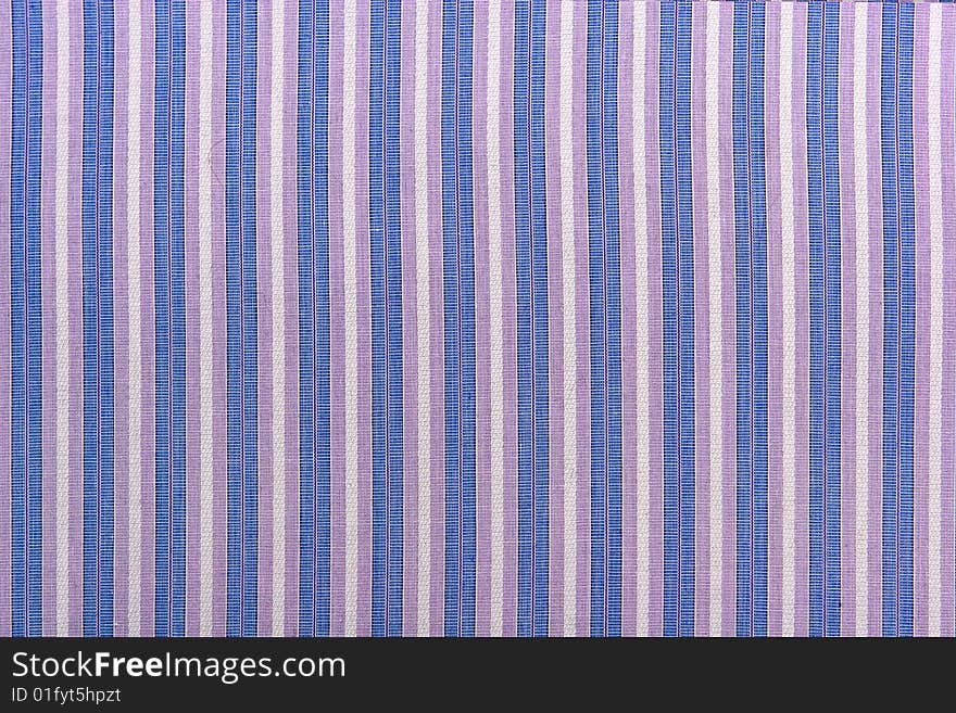 Closeup of striped cotton cloth. Closeup of striped cotton cloth