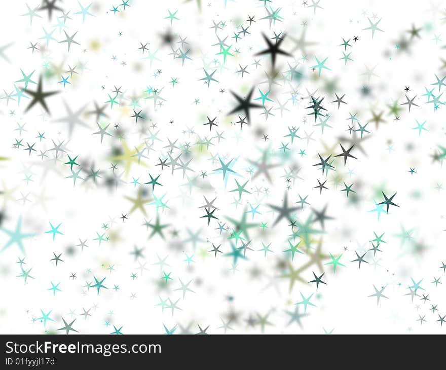 Abstract stars background as in spring