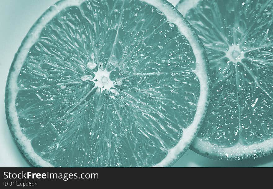 Orange isolated on a white background