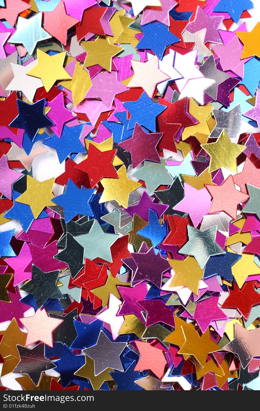 Stars In The Form Of Confetti