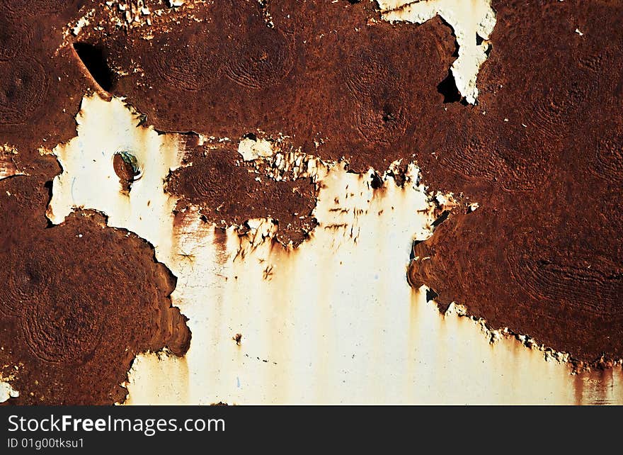 Old rusty background from oxide surface